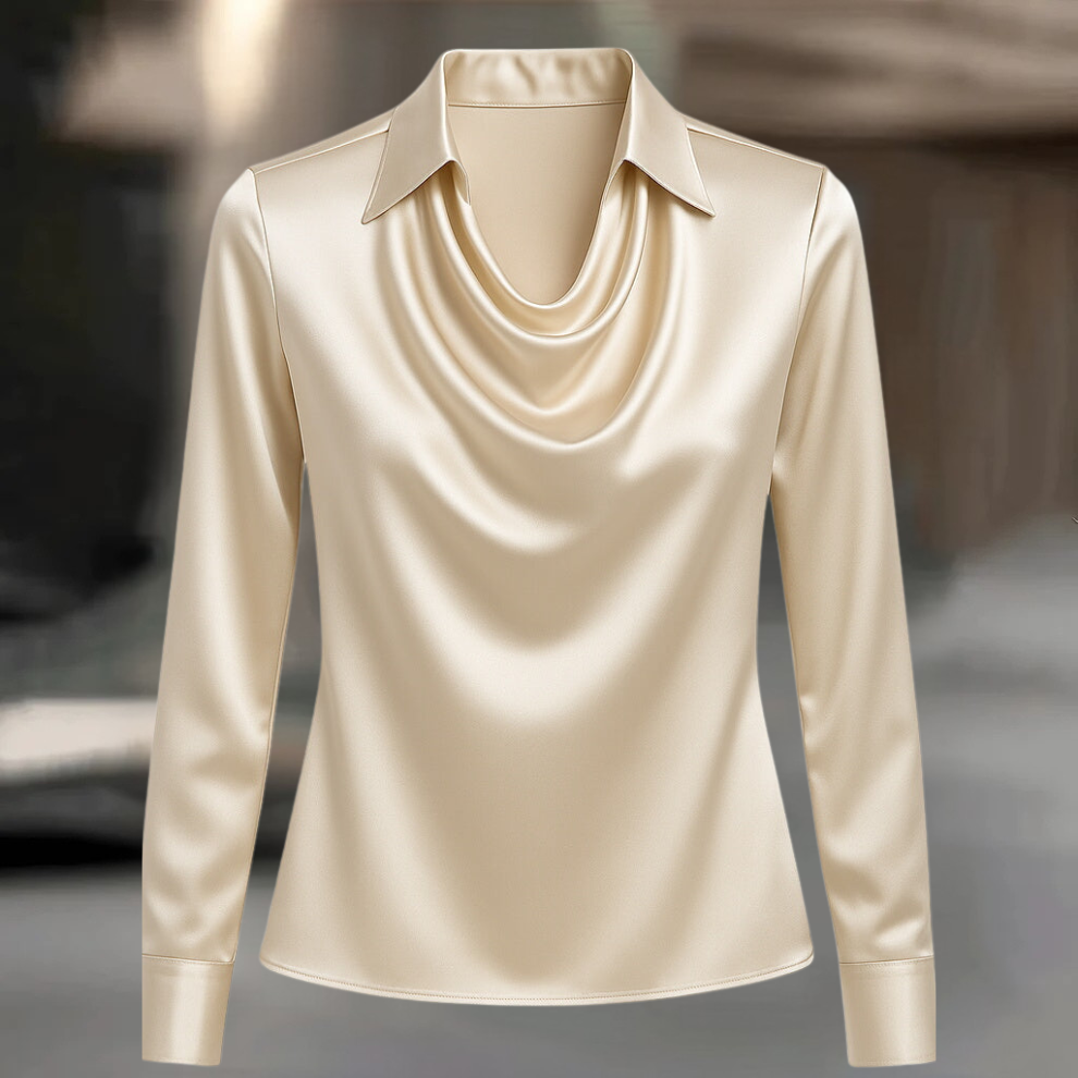 Fiona™ | Elegant Satin Blouse