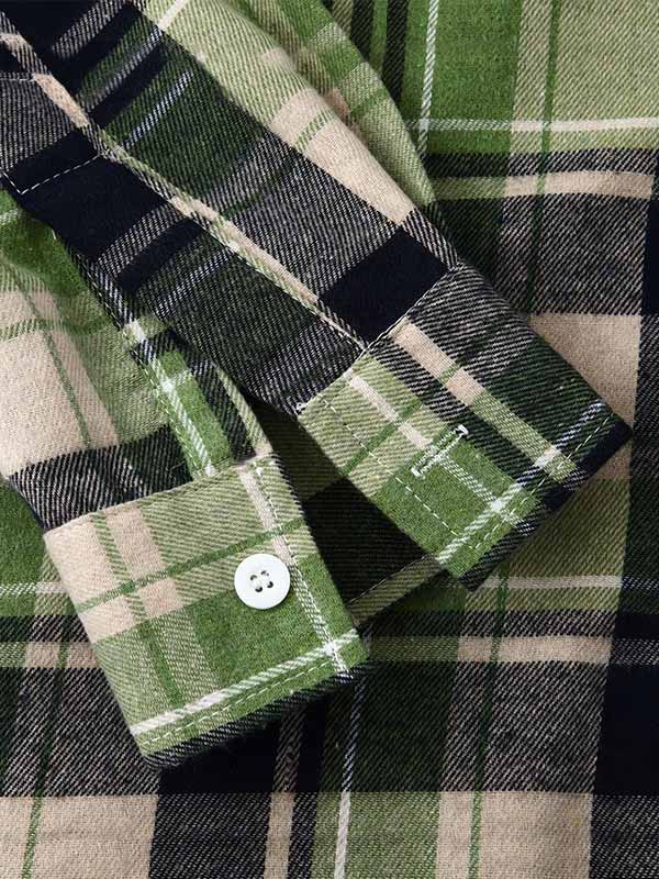 Men's Stylish Lightweight Plaid Hooded Casual Jacket