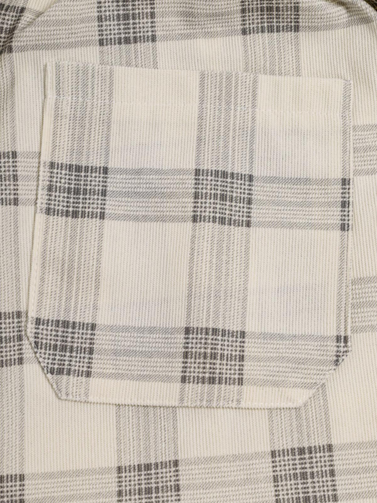 Men's plaid corduroy shorts with elastic waistband for everyday comfort