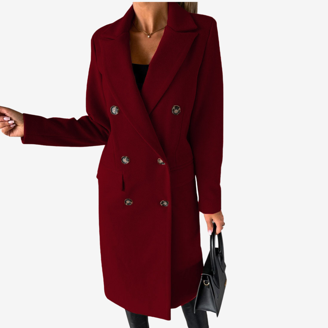 Rosella™ Sophisticated and Chic Long Coat