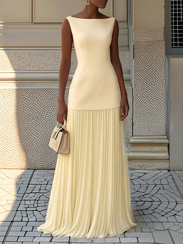 Serena | Pleated Maxi Dress