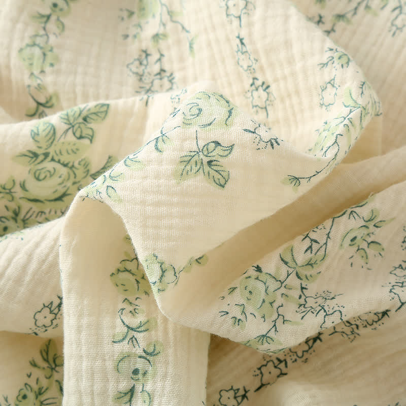 Ownkoti Women's Nightgown made of breathable double-layer cotton gauze for maximum comfort