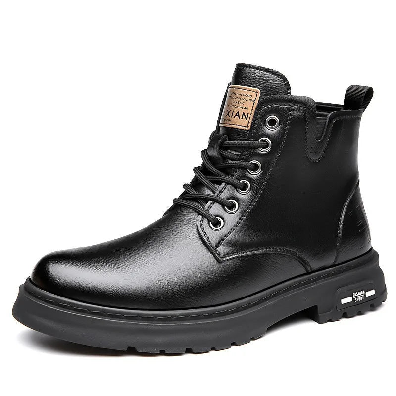 Retro Men's High Top Boots
