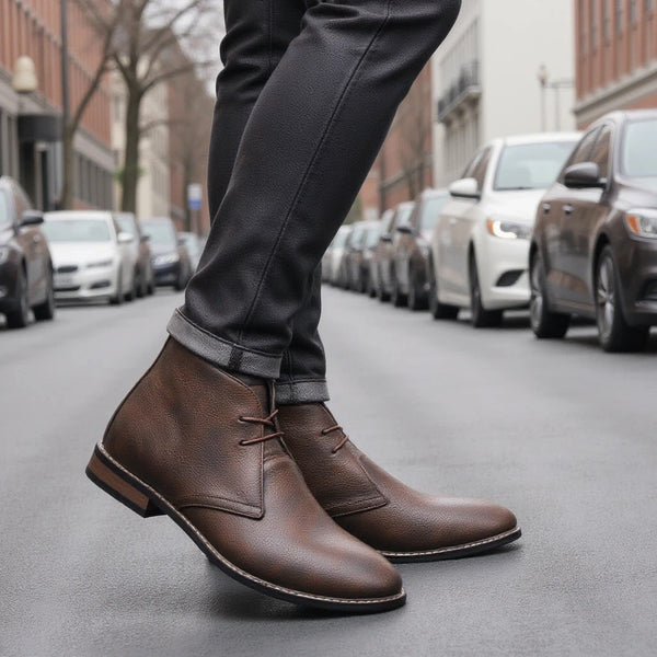 Vintage Leather Ankle Boots
