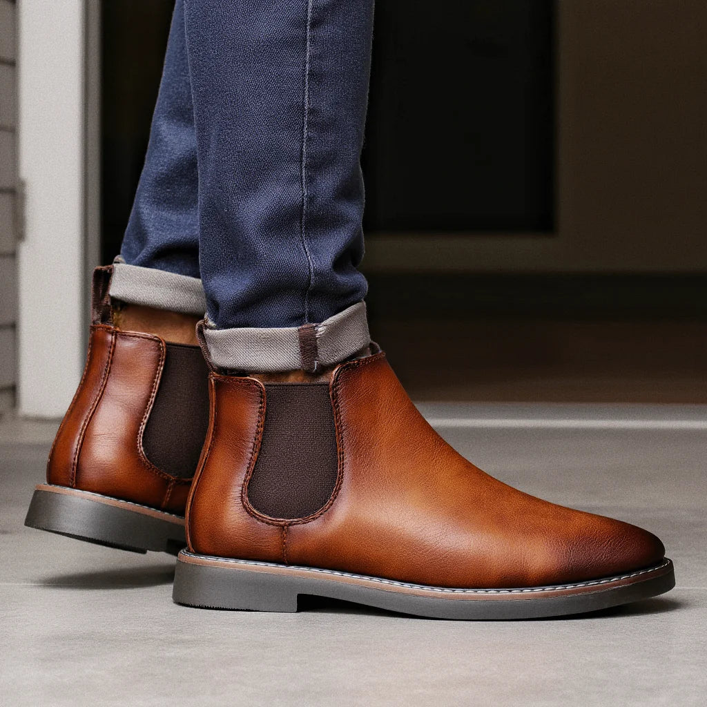 Retro Chic Chelsea Boots
