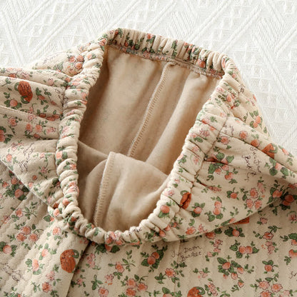 Ownkoti Vintage Rose Garden Cotton Lounge Set - Elegant Comfort for Relaxed Days