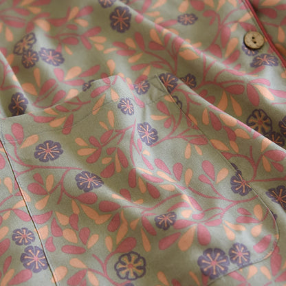 Ownkoti Floral Print Comfortable and Breathable Loungewear Set