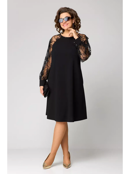 Avero | Elegant Sexy Black Lace Dress