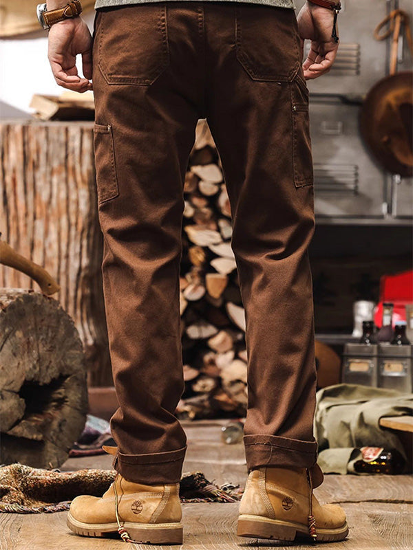 RUGGED WORKWEAR STRAIGHT-LEG PANTS