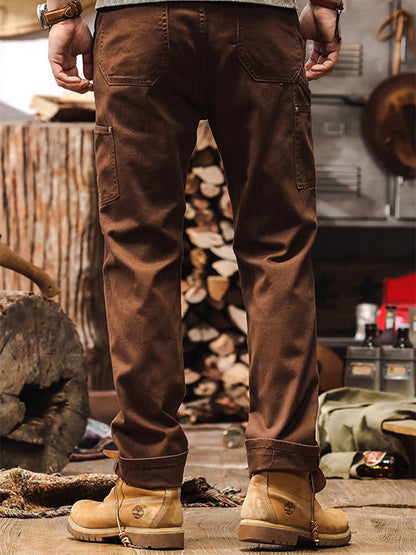 RUGGED WORKWEAR STRAIGHT-LEG PANTS