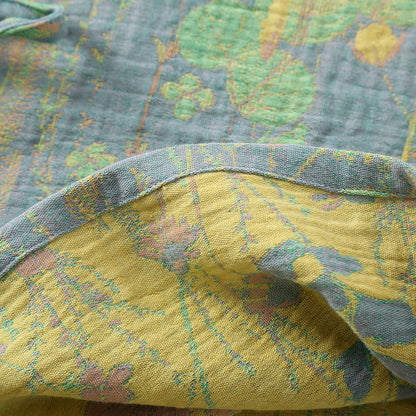 Ownkoti Cotton Gauze Vintage Retro Cozy Loungewear Set