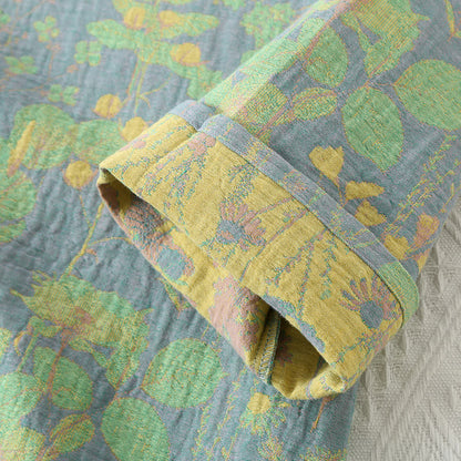 Ownkoti Cotton Gauze Vintage Retro Cozy Loungewear Set