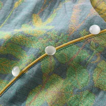 Ownkoti Cotton Gauze Vintage Retro Cozy Loungewear Set