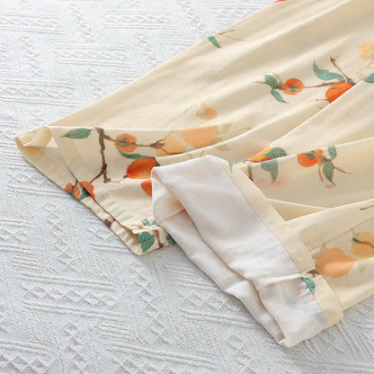 Bamboo Pajama Three-Piece Set – Long Sleeve and Comfortable Bamboo Fabric