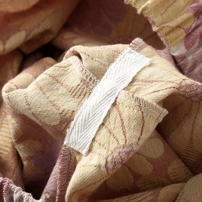 Ownkoti Ultra Comfortable Pure Cotton Yarn-Dyed Jacquard Loungewear Set