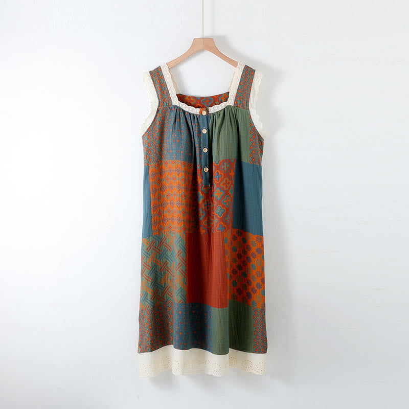 Women's Cotton Cami with Padding and Nightgown for Comfortable Sleep