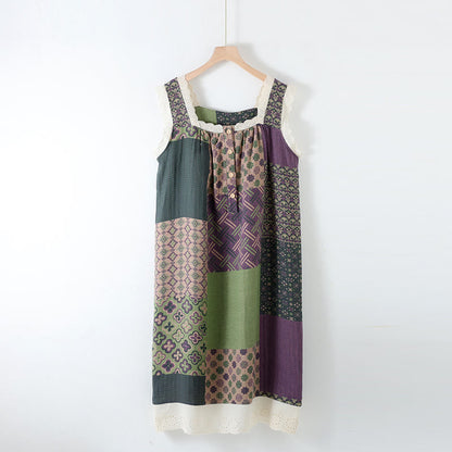 Women's Cotton Cami with Padding and Nightgown for Comfortable Sleep