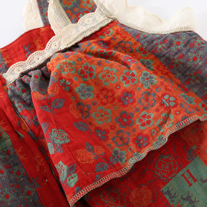 Women's Cotton Cami with Padding and Nightgown for Comfortable Sleep