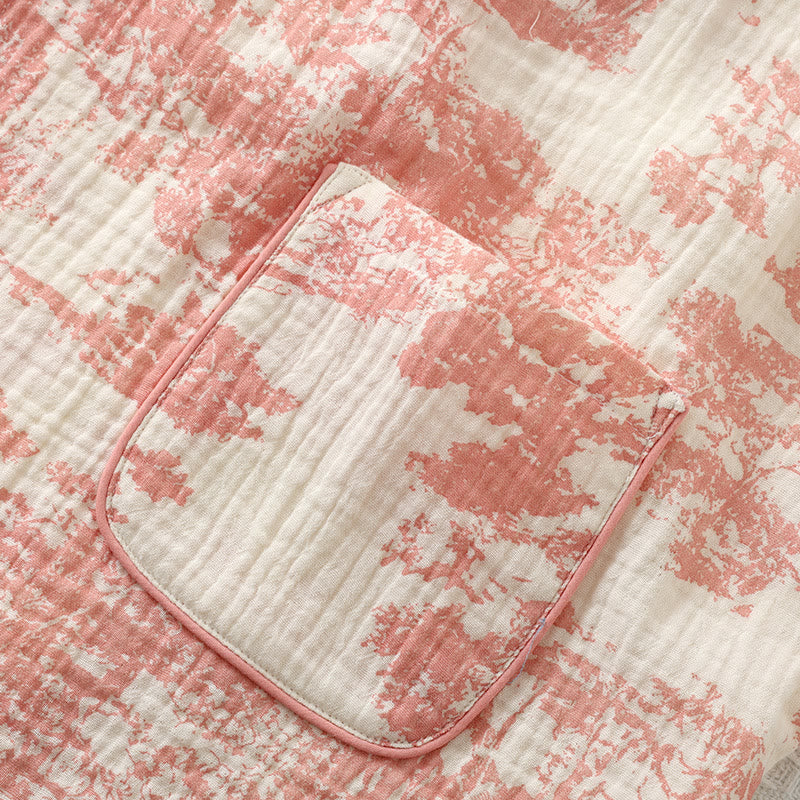 Fresh Cotton Gauze Kimono Pajama Set for Ultimate Comfort