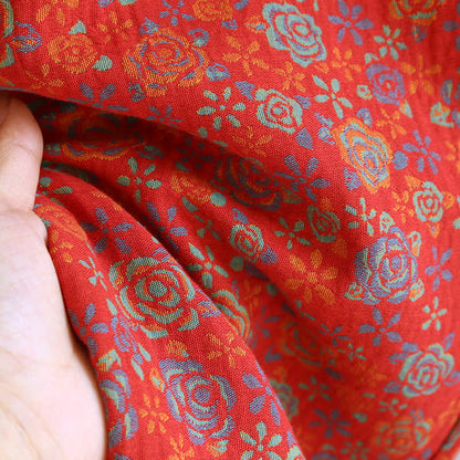 Ownkoti Elegance Rose Flower Cotton Pajama Set for Comfortable Nightwear