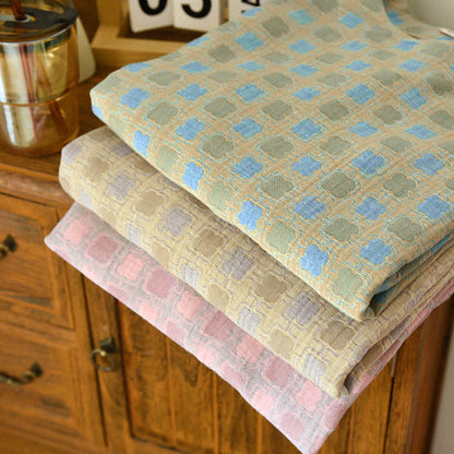 Ownkoti 100% Cotton Jacquard Nightgown with Colored Stripes for Ultimate Comfort