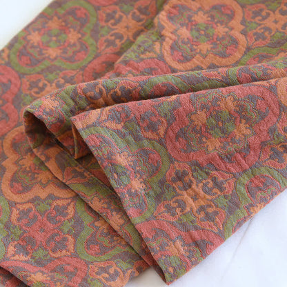 Ownkoti Vintage Jacquard Cozy Cotton Loungewear Set