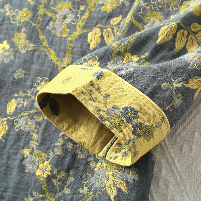 Ownkoti Vintage Jacquard Pure Cotton Loungewear Set for Ultimate Comfort