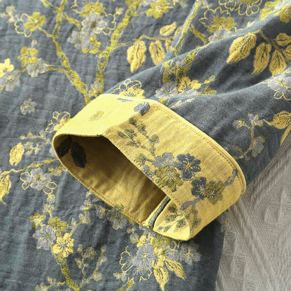 Ownkoti Vintage Jacquard Pure Cotton Loungewear Set for Ultimate Comfort