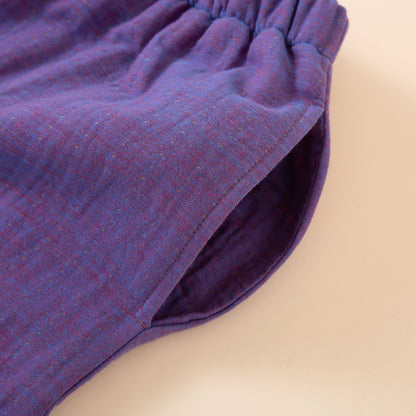 Ownkoti Oriental Style Peony & Pomegranate Cotton Sleepwear for Comfortable Night's Rest