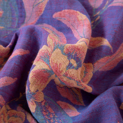 Ownkoti Oriental Style Peony & Pomegranate Cotton Sleepwear for Comfortable Night's Rest