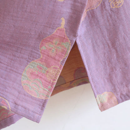 Ownkoti Women's Boiled Pumpkin Cotton Fine Underwear Loose Nightgown