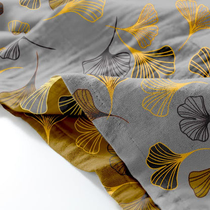 Ownkoti Ginkgo Cotton Gauze Kimono Loungewear Set - Comfort and Style in One