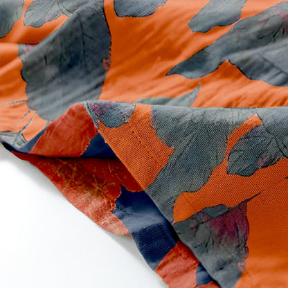 Ownkoti Floral Leaf Cotton Kimono Loungewear Set for Stylish Comfort