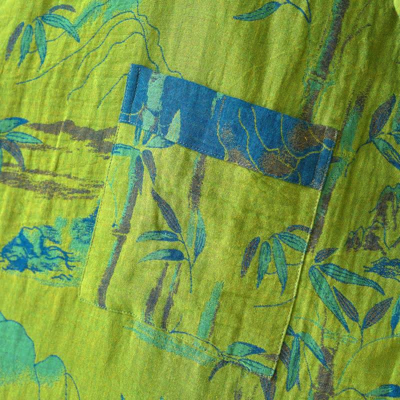 Ownkoti Women's Kimono Robe Made from Two-Color Bamboo Cotton Gauze for Ultimate Comfort