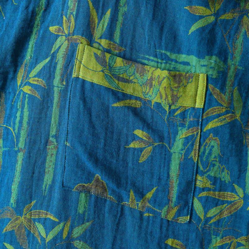 Ownkoti Women's Kimono Robe Made from Two-Color Bamboo Cotton Gauze for Ultimate Comfort