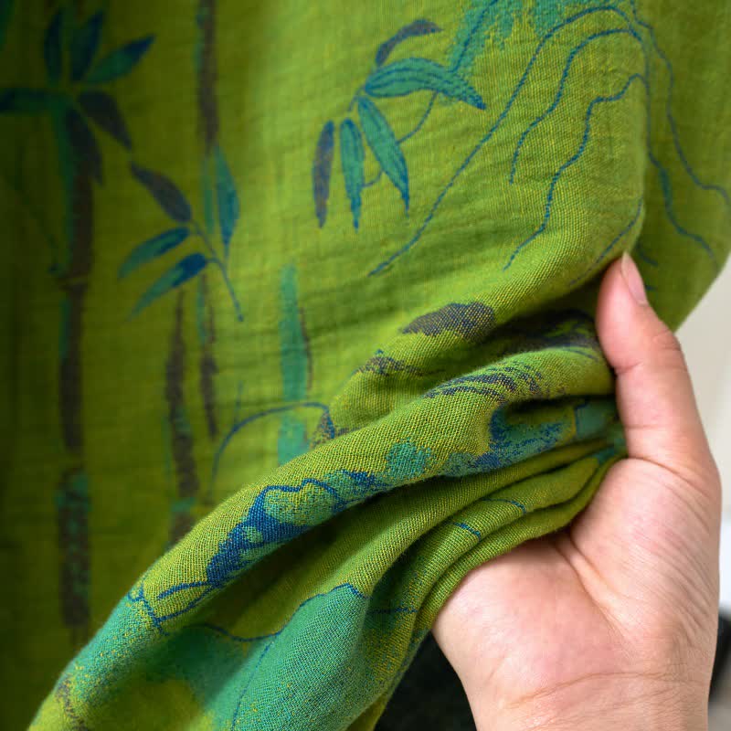 Ownkoti Women's Kimono Robe Made from Two-Color Bamboo Cotton Gauze for Ultimate Comfort