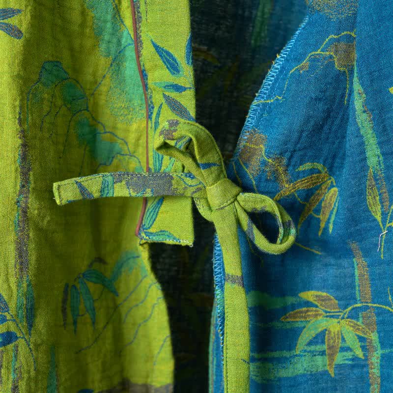 Ownkoti Bamboo Cotton Curly Kimono Loungewear Set