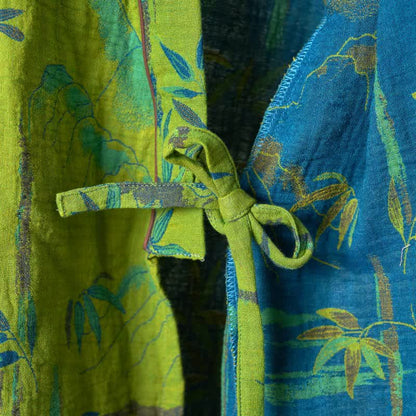 Ownkoti Bamboo Cotton Curly Kimono Loungewear Set