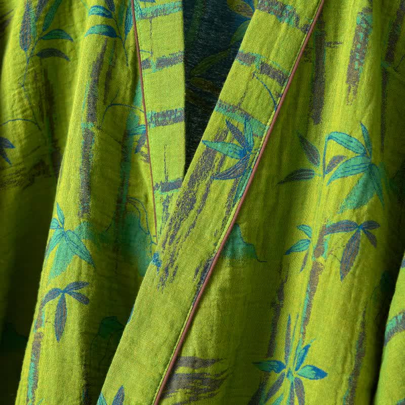 Ownkoti Bamboo Cotton Curly Kimono Loungewear Set