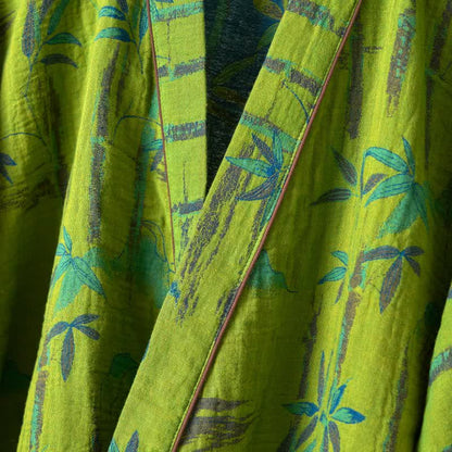 Ownkoti Bamboo Cotton Curly Kimono Loungewear Set