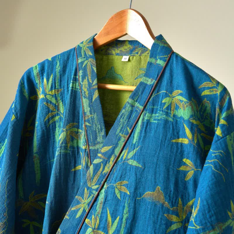 Ownkoti Bamboo Cotton Curly Kimono Loungewear Set