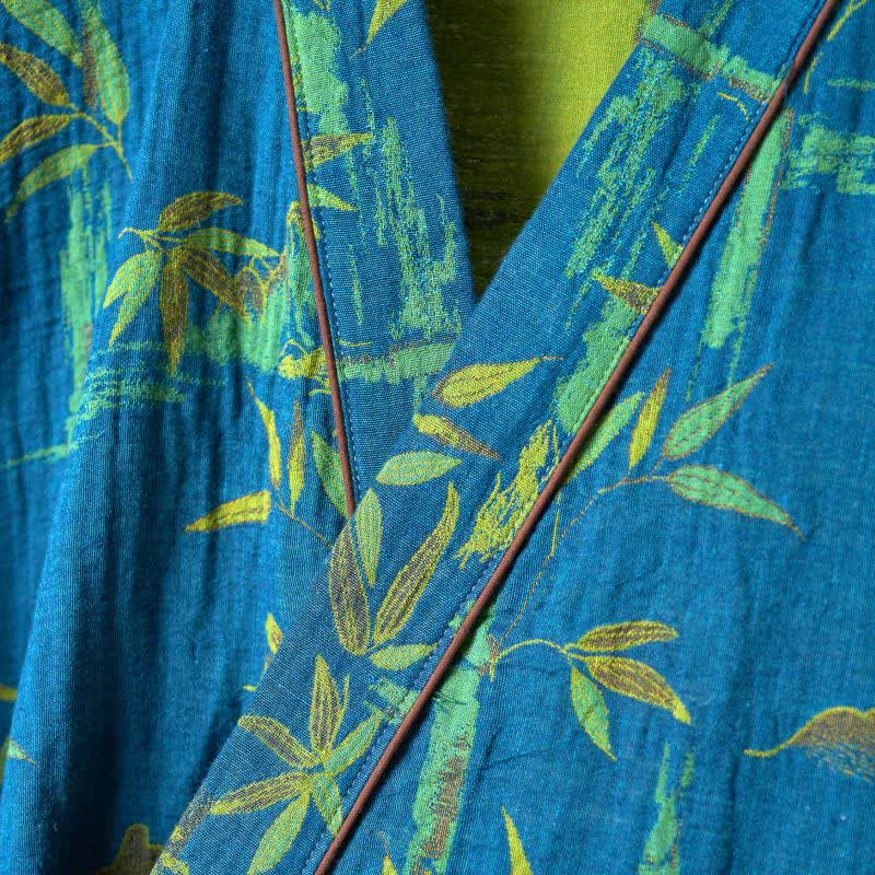 Ownkoti Bamboo Cotton Curly Kimono Loungewear Set