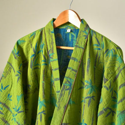 Ownkoti Bamboo Cotton Curly Kimono Loungewear Set