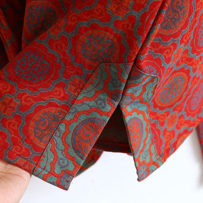 Ownkoti Oriental Retro Tassel Cotton Comfortable Loungewear Set