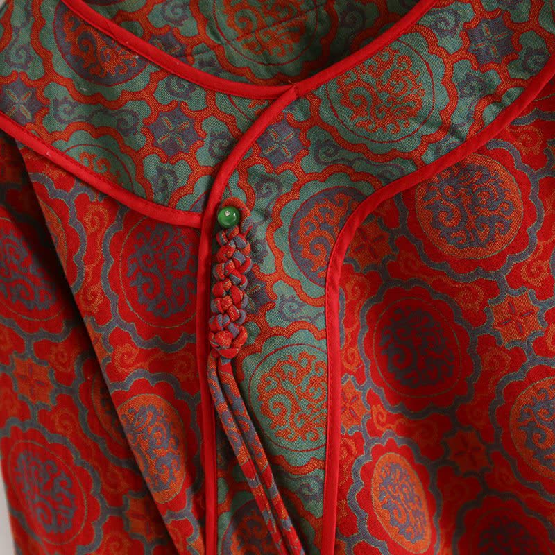 Ownkoti Oriental Retro Tassel Cotton Comfortable Loungewear Set