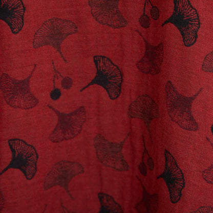 Ownkoti Ginkgo Leaf Oriental Tassel Cotton Pajamas - Comfortable and Stylish Nightgowns for Restful Sleep