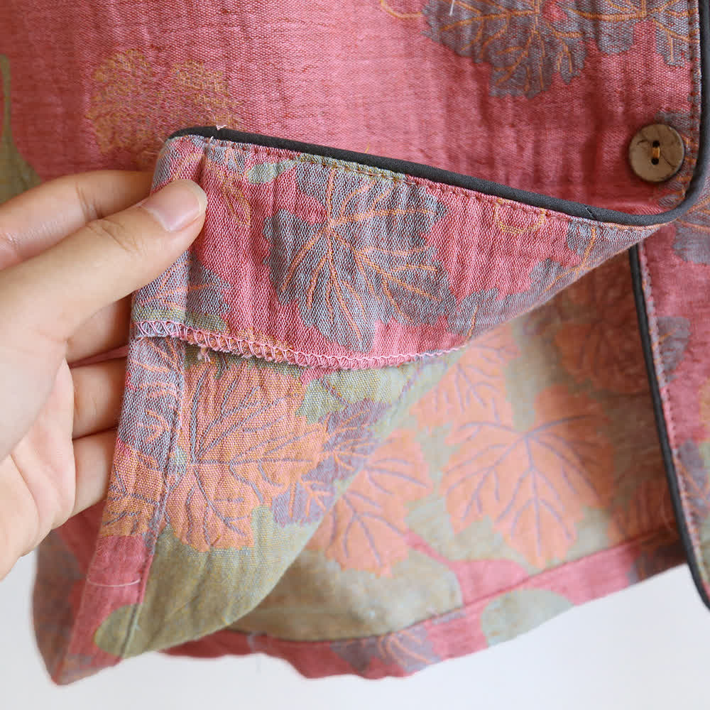 Ownkoti Relaxing Gourd Cotton Long Sleeve Pajama Set for Comfortable Sleep