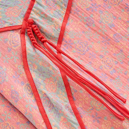 Ownkoti Plus Size Rose Cotton Gauze Nightdress - Comfortable and Elegant Sleepwear