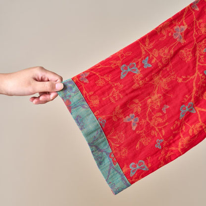 Ownkoti Vintage Butterfly Cotton Gauze Kimono Robe - Elegant & Comfortable Lounge Wear