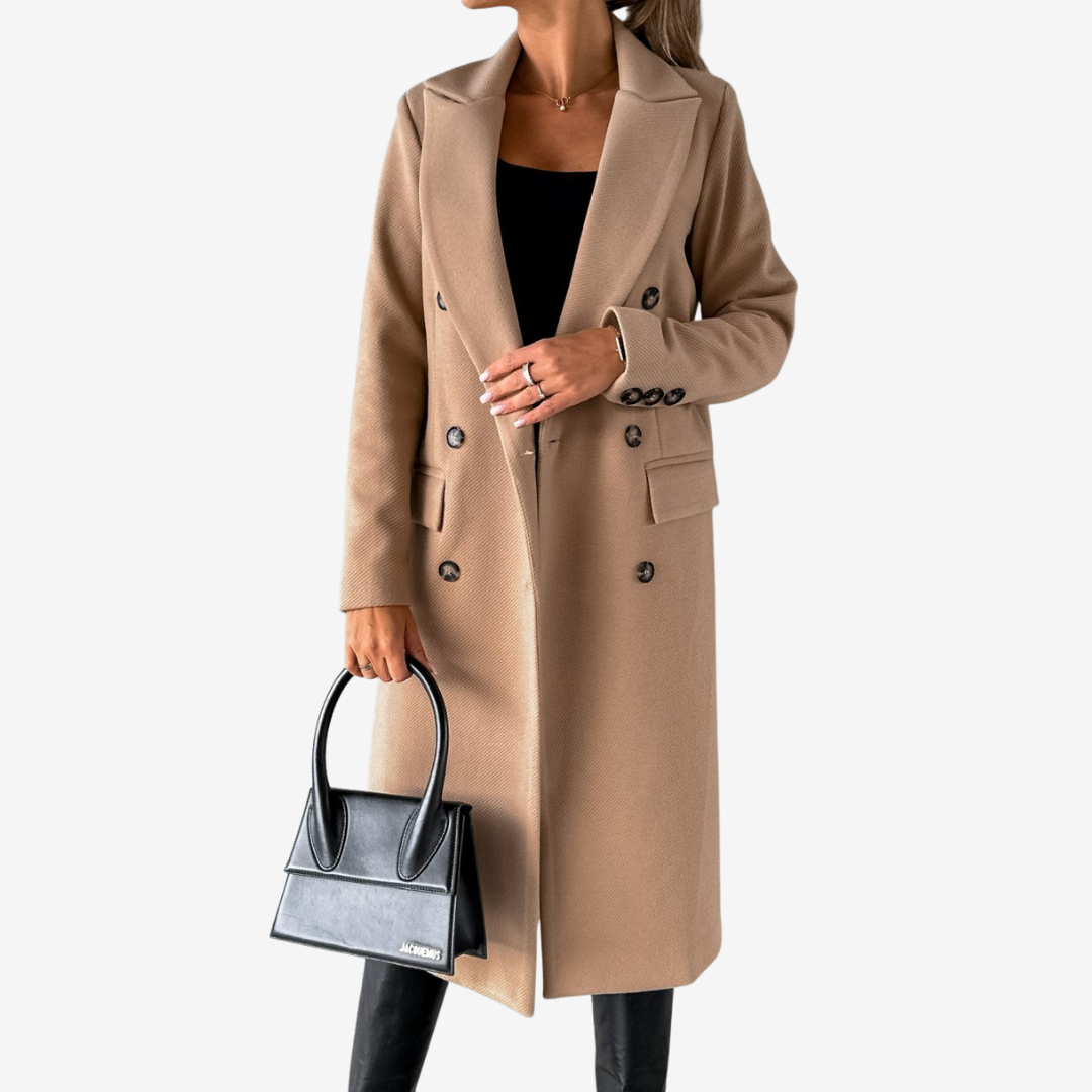 Rosella™ Sophisticated and Chic Long Coat